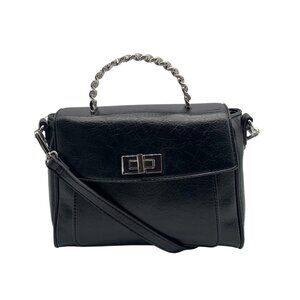 I.N.C. International Concepts Black Glaze Emilliee Mini Top Handle Handbag - NWT